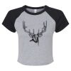 Women's Micro Rib Raglan Baby Tee Thumbnail
