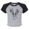 Women's Micro Rib Raglan Baby Tee Thumbnail
