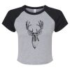 Women's Micro Rib Raglan Baby Tee Thumbnail