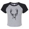 Women's Micro Rib Raglan Baby Tee Thumbnail