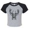Women's Micro Rib Raglan Baby Tee Thumbnail
