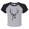 Women's Micro Rib Raglan Baby Tee Thumbnail
