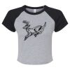 Women's Micro Rib Raglan Baby Tee Thumbnail