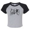 Women's Micro Rib Raglan Baby Tee Thumbnail