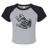 Women's Micro Rib Raglan Baby Tee Thumbnail