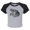 Women's Micro Rib Raglan Baby Tee Thumbnail