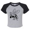 Women's Micro Rib Raglan Baby Tee Thumbnail