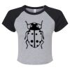Women's Micro Rib Raglan Baby Tee Thumbnail