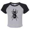 Women's Micro Rib Raglan Baby Tee Thumbnail