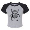 Women's Micro Rib Raglan Baby Tee Thumbnail