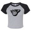 Women's Micro Rib Raglan Baby Tee Thumbnail