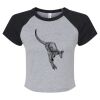 Women's Micro Rib Raglan Baby Tee Thumbnail