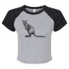 Women's Micro Rib Raglan Baby Tee Thumbnail