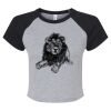 Women's Micro Rib Raglan Baby Tee Thumbnail