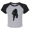 Women's Micro Rib Raglan Baby Tee Thumbnail