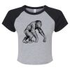 Women's Micro Rib Raglan Baby Tee Thumbnail