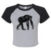 Women's Micro Rib Raglan Baby Tee Thumbnail