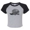 Women's Micro Rib Raglan Baby Tee Thumbnail