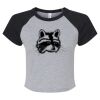 Women's Micro Rib Raglan Baby Tee Thumbnail