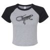Women's Micro Rib Raglan Baby Tee Thumbnail