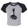 Women's Micro Rib Raglan Baby Tee Thumbnail