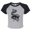 Women's Micro Rib Raglan Baby Tee Thumbnail
