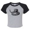 Women's Micro Rib Raglan Baby Tee Thumbnail