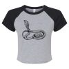 Women's Micro Rib Raglan Baby Tee Thumbnail
