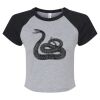 Women's Micro Rib Raglan Baby Tee Thumbnail