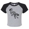 Women's Micro Rib Raglan Baby Tee Thumbnail