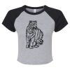 Women's Micro Rib Raglan Baby Tee Thumbnail