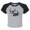 Women's Micro Rib Raglan Baby Tee Thumbnail