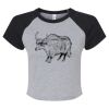 Women's Micro Rib Raglan Baby Tee Thumbnail