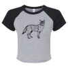 Women's Micro Rib Raglan Baby Tee Thumbnail