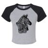 Women's Micro Rib Raglan Baby Tee Thumbnail