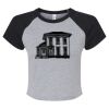 Women's Micro Rib Raglan Baby Tee Thumbnail