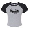 Women's Micro Rib Raglan Baby Tee Thumbnail