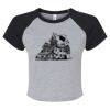 Women's Micro Rib Raglan Baby Tee Thumbnail