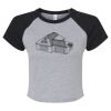 Women's Micro Rib Raglan Baby Tee Thumbnail