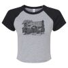 Women's Micro Rib Raglan Baby Tee Thumbnail