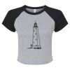Women's Micro Rib Raglan Baby Tee Thumbnail