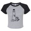 Women's Micro Rib Raglan Baby Tee Thumbnail
