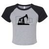 Women's Micro Rib Raglan Baby Tee Thumbnail