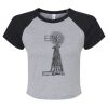Women's Micro Rib Raglan Baby Tee Thumbnail