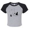 Women's Micro Rib Raglan Baby Tee Thumbnail