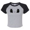 Women's Micro Rib Raglan Baby Tee Thumbnail