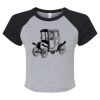 Women's Micro Rib Raglan Baby Tee Thumbnail
