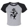 Women's Micro Rib Raglan Baby Tee Thumbnail