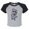 Women's Micro Rib Raglan Baby Tee Thumbnail
