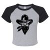 Women's Micro Rib Raglan Baby Tee Thumbnail